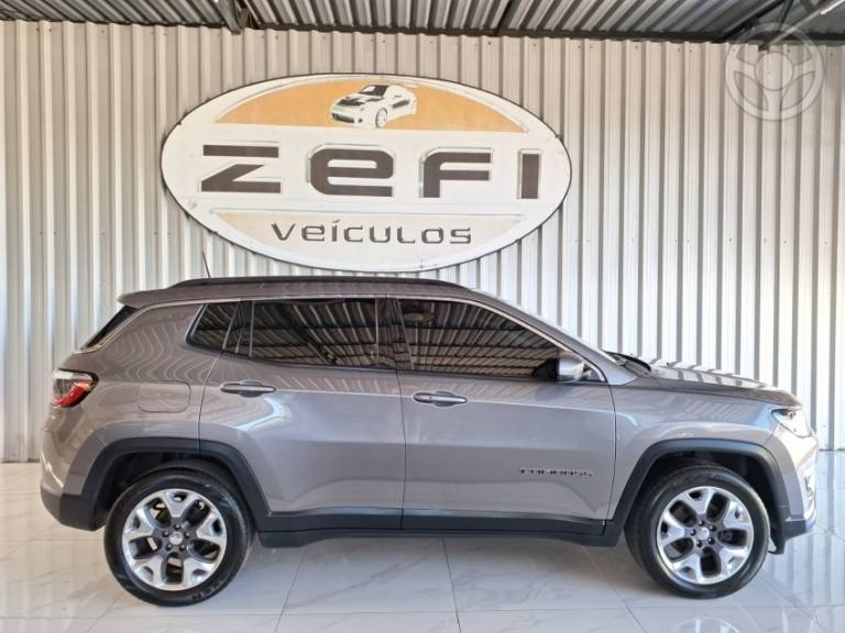 JEEP - COMPASS 2.0 16V FLEX LONGITUDE AUTOMÁTICO - 2019/2020 - CINZA - R$ 101.500,00