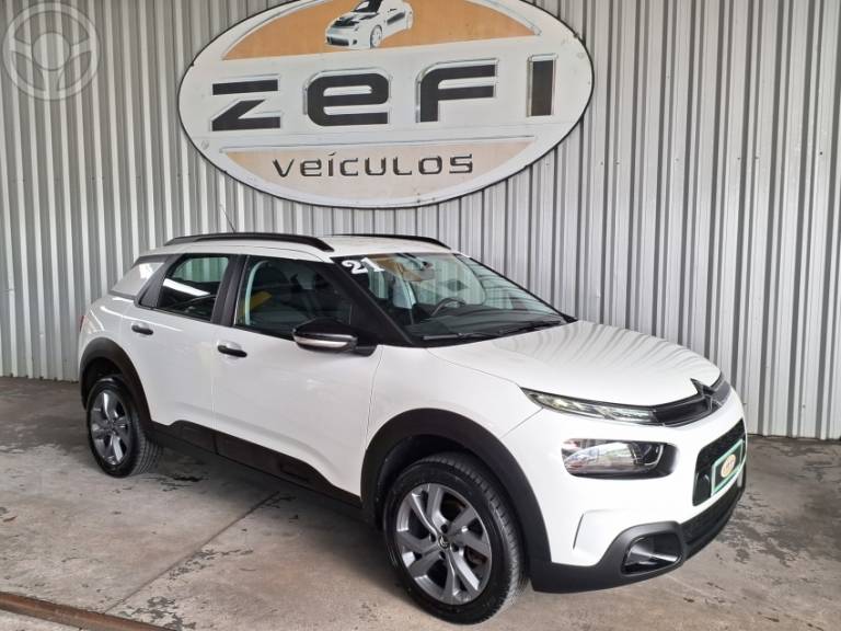 CITROËN - C4 CACTUS 1.6 VTI FEEL BUS FLEX 4P AUTOMATICO - 2020/2021 - BRANCA - R$ 76.500,00