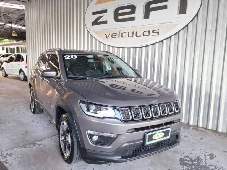 JEEP - COMPASS 2.0 16V FLEX LONGITUDE AUTOMÁTICO - 2019/2020 - CINZA - R$ 106.900,00