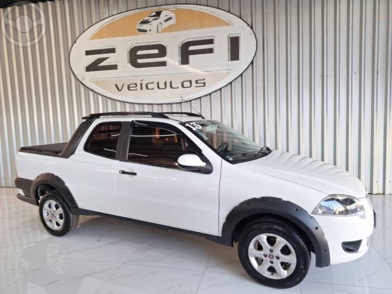 FIAT - STRADA 1.6 MPI TREKKING CD 16V 2P MANUAL - 2012/2013 - BRANCA - R$ 55.900,00