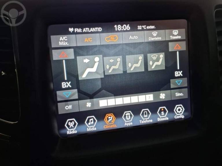 JEEP - COMPASS 2.0 16V FLEX LONGITUDE AUTOMÁTICO - 2019/2020 - CINZA - R$ 101.500,00