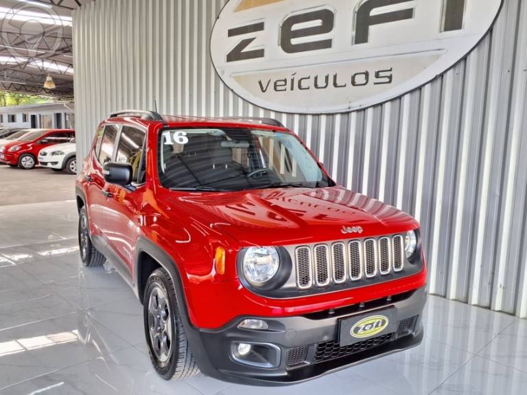 JEEP - RENEGADE 1.8 16V FLEX 4P AUTOMÁTICO - 2016/2016 - VERMELHA - R$ 65.500,00