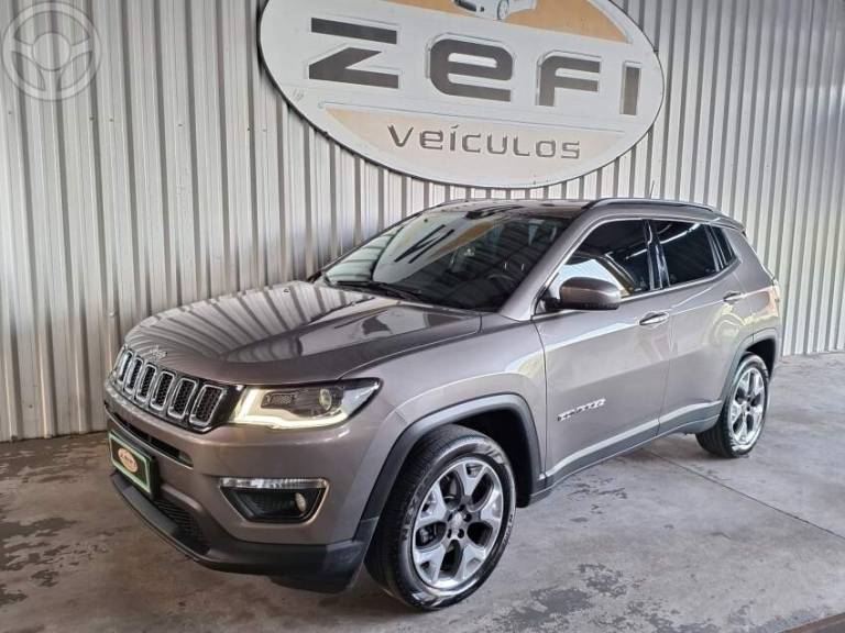 JEEP - COMPASS 2.0 16V FLEX LONGITUDE AUTOMÁTICO - 2019/2020 - CINZA - R$ 101.500,00