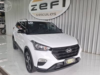 HYUNDAI - CRETA 2.0 16V FLEX SPORT AUTOMÁTICO - 2018/2019 - BRANCA - R$ 93.900,00