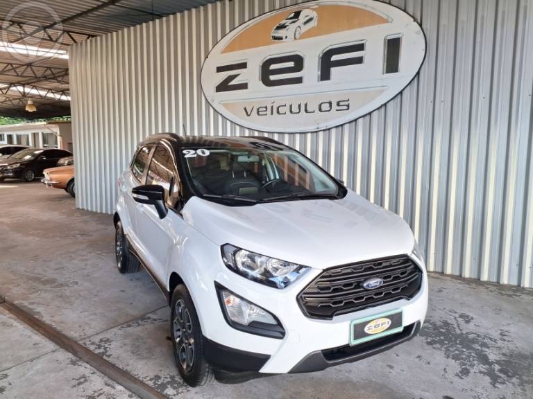 FORD - ECOSPORT 1.5 TIVCT FLEX FREESTYLE AUTOMÁTICO - 2019/2020 - BRANCA - R$ 78.500,00