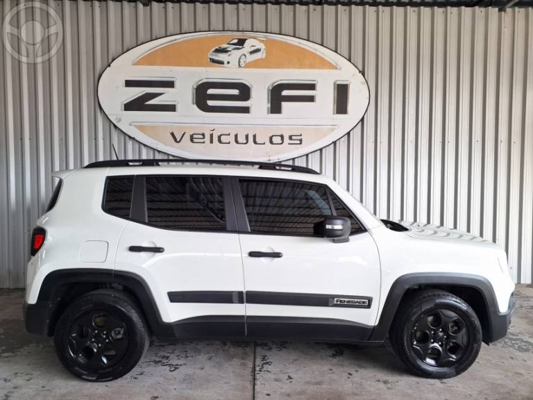 JEEP - RENEGADE 1.8 16V FLEX SPORT 4P MANUAL - 2018/2019 - BRANCA - R$ 74.900,00