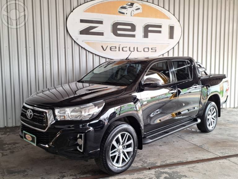 TOYOTA - HILUX 2.7 SRV 4X4 CD 16V FLEX 4P AUTOMÁTICO - 2019/2019 - PRETA - R$ 169.999,00