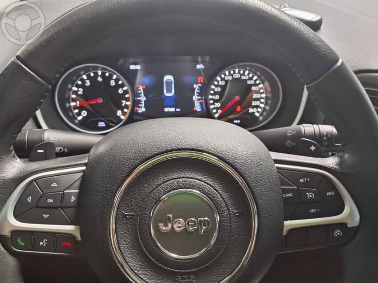 JEEP - COMPASS 2.0 16V FLEX LONGITUDE AUTOMÁTICO - 2019/2020 - CINZA - R$ 101.500,00