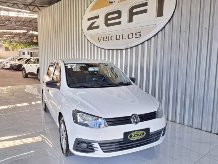 VOLKSWAGEN - GOL 1.0 12V MPI TOTALFLEX TRENDLINE 4P MANUAL - 2016/2017 - BRANCA - R$ 42.900,00