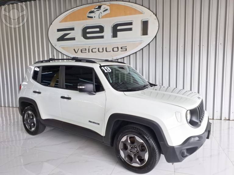 JEEP - RENEGADE 1.8 16V FLEX SPORT 4P MANUAL - 2018/2019 - BRANCA - R$ 72.900,00