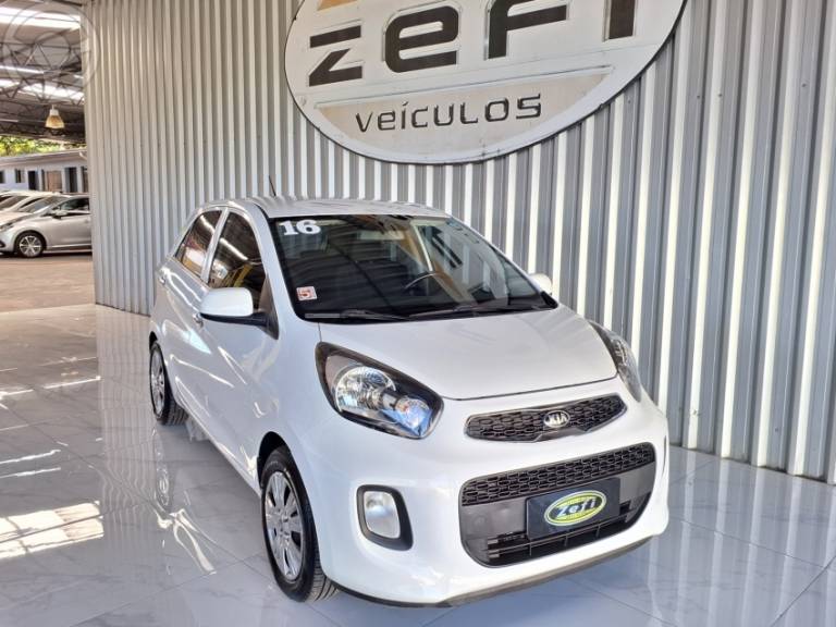 KIA MOTORS - PICANTO 1.0 EX 12V FLEX 4P MANUAL - 2015/2016 - BRANCA - R$ 44.900,00
