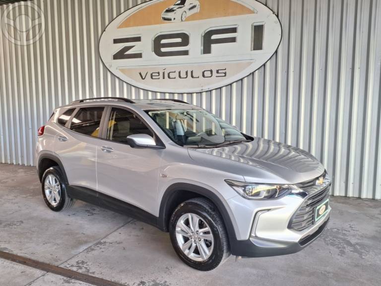 CHEVROLET - TRACKER 1.0 12V LT TURBO FLEX 4P AUTOMÁTICO - 2022/2023 - PRATA - R$ 109.500,00