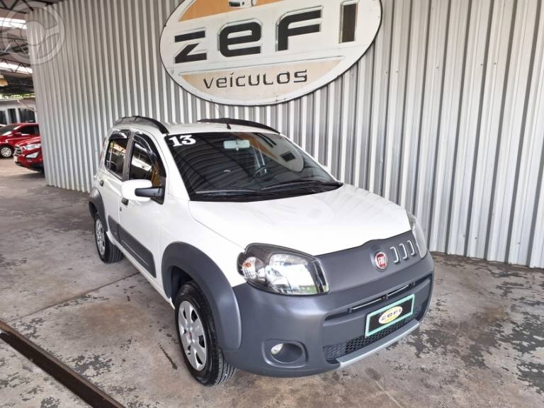 FIAT - UNO 1.4 EVO WAY 8V FLEX 4P MANUAL - 2012/2013 - BRANCA - R$ 36.900,00