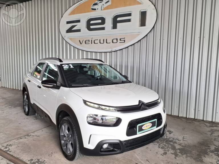 CITROËN - C4 CACTUS 1.6 VTI FEEL BUS FLEX 4P AUTOMATICO - 2020/2021 - BRANCA - R$ 76.500,00