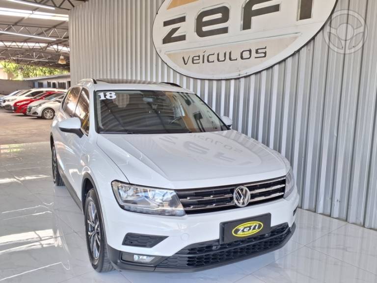 VOLKSWAGEN - TIGUAN 1.4 ALLSPACE 250 TSI FLEX 4P - 2018/2018 - BRANCA - R$ 111.900,00
