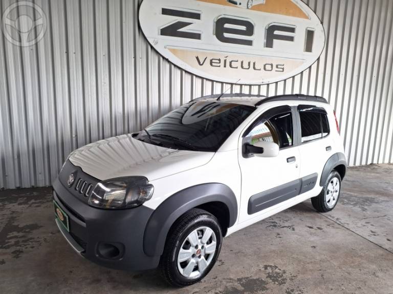 FIAT - UNO 1.4 EVO WAY 8V FLEX 4P MANUAL - 2012/2013 - BRANCA - R$ 36.900,00