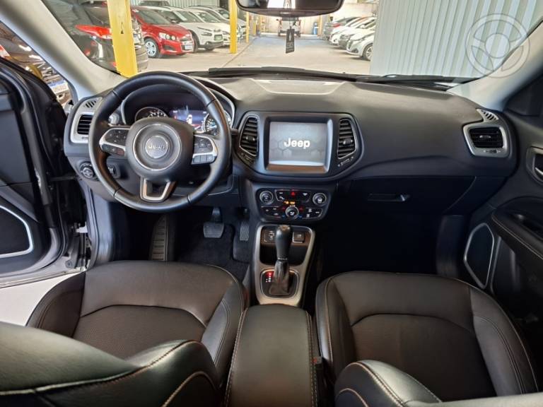 JEEP - COMPASS 2.0 16V FLEX LONGITUDE AUTOMÁTICO - 2019/2020 - CINZA - R$ 101.500,00