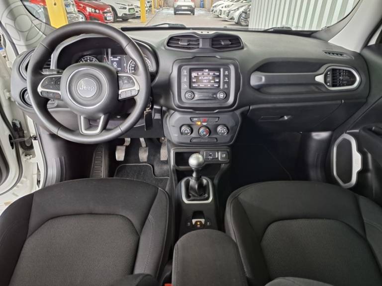 JEEP - RENEGADE 1.8 16V FLEX SPORT 4P MANUAL - 2018/2019 - BRANCA - R$ 72.900,00