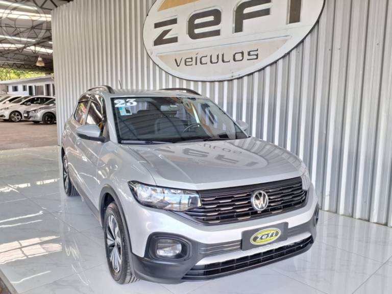 VOLKSWAGEN - T-CROSS 1.0 TSI 200 SENSE AUTOMÁTICO - 2022/2023 - PRATA - R$ 97.900,00