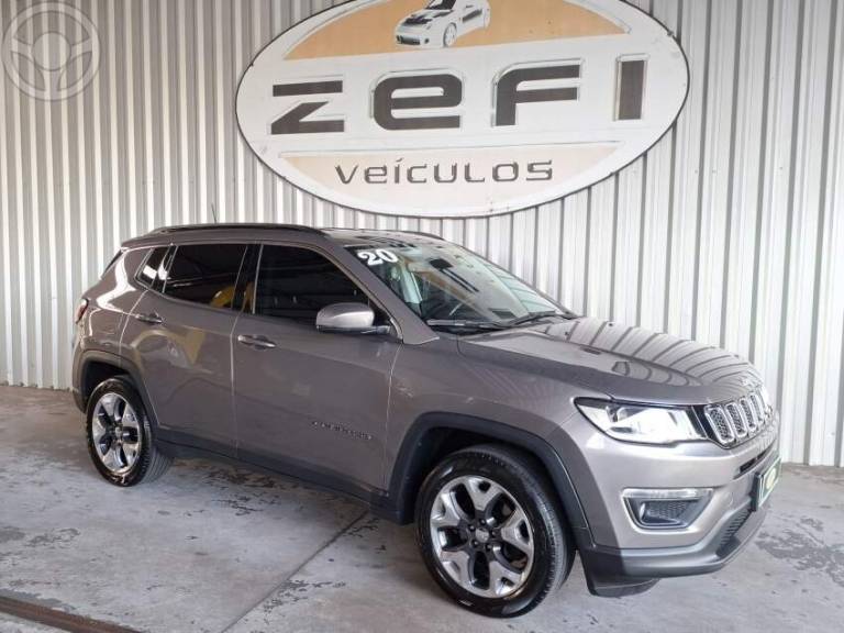JEEP - COMPASS 2.0 16V FLEX LONGITUDE AUTOMÁTICO - 2019/2020 - CINZA - R$ 101.500,00