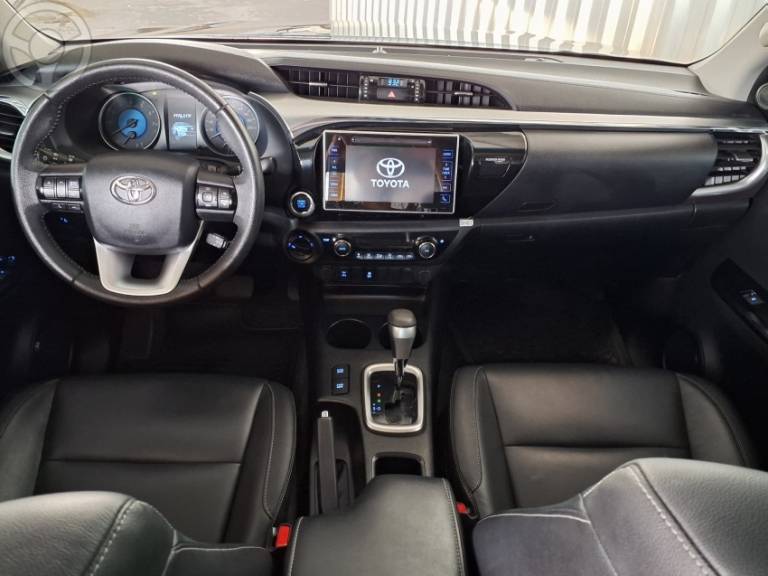 TOYOTA - HILUX 2.7 SRV 4X4 CD 16V FLEX 4P AUTOMÁTICO - 2019/2019 - PRETA - R$ 169.999,00