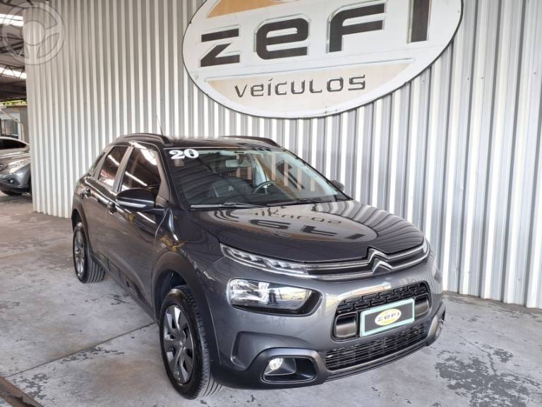 CITROËN - C4 CACTUS 1.6 VTI FEEL BUS FLEX 4P AUTOMATICO - 2019/2020 - CINZA - R$ 73.900,00