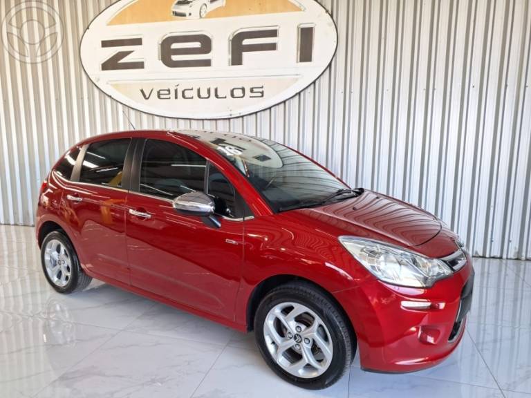 CITROËN - C3 1.6 EXCLUSIVE 16V FLEX 4P AUTOMÁTICO - 2015/2016 - VERMELHA - R$ 49.900,00
