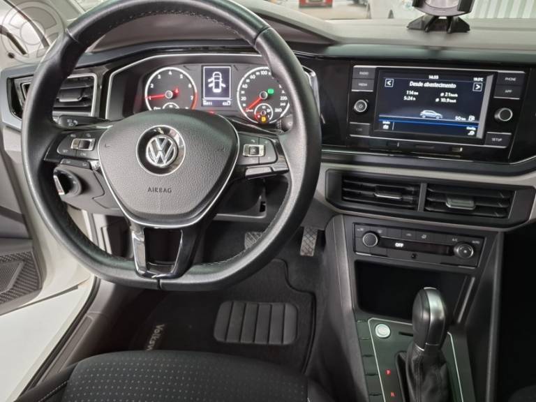 VOLKSWAGEN - POLO 1.0 200 TSI COMFORTLINE AUTOMÁTICO - 2018/2019 - BRANCA - R$ 74.500,00