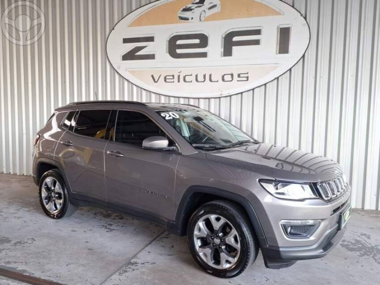 JEEP - COMPASS 2.0 16V FLEX LONGITUDE AUTOMÁTICO - 2019/2020 - CINZA - R$ 106.900,00