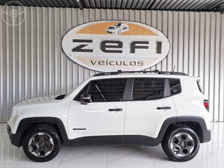 JEEP - RENEGADE 1.8 16V FLEX SPORT 4P MANUAL - 2018/2019 - BRANCA - R$ 72.900,00