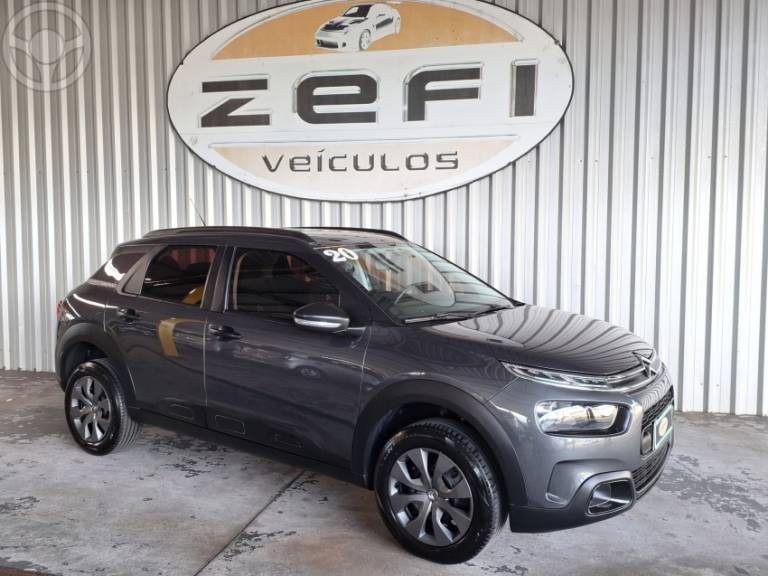 CITROËN - C4 CACTUS 1.6 VTI FEEL BUS FLEX 4P AUTOMATICO - 2019/2020 - CINZA - R$ 73.900,00