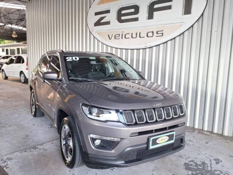 JEEP - COMPASS 2.0 16V FLEX LONGITUDE AUTOMÁTICO - 2019/2020 - CINZA - R$ 101.500,00