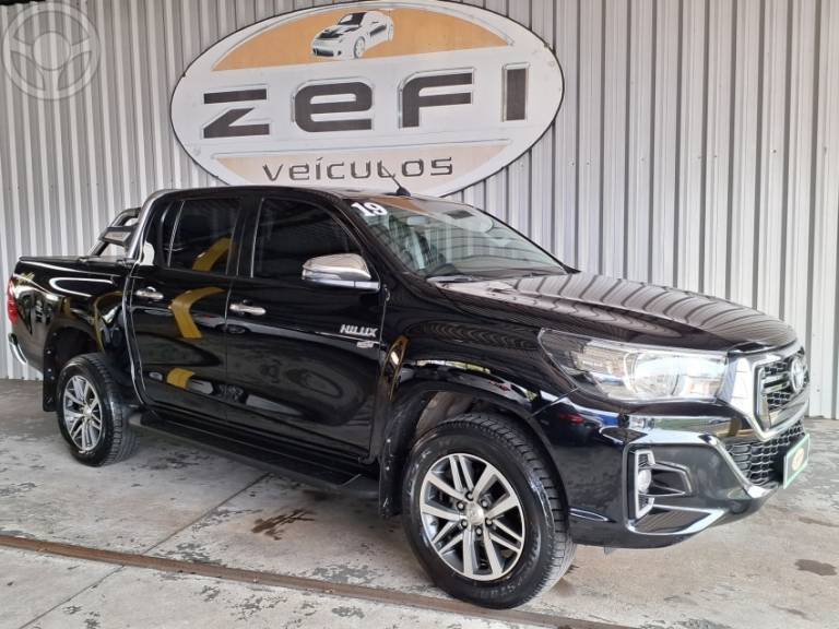 TOYOTA - HILUX 2.7 SRV 4X4 CD 16V FLEX 4P AUTOMÁTICO - 2019/2019 - PRETA - R$ 169.999,00