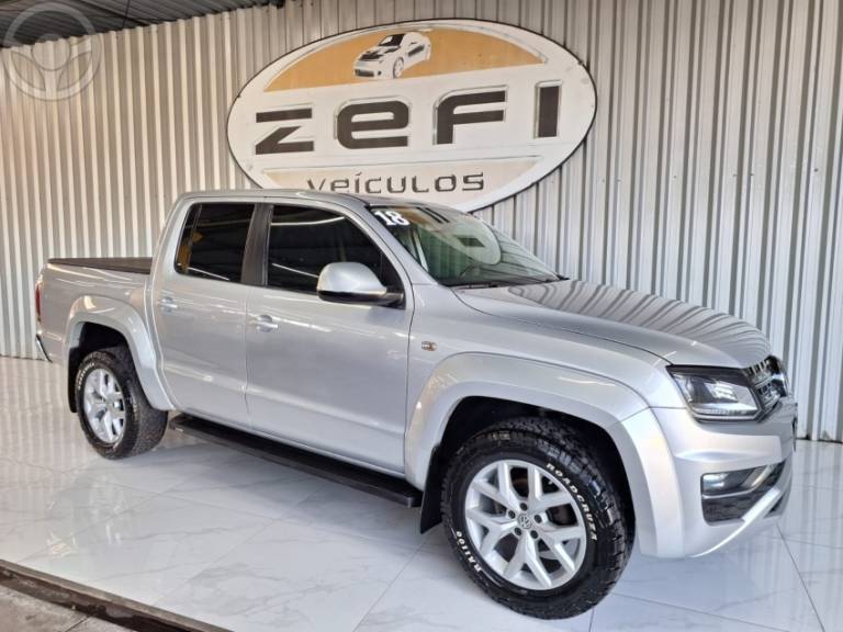 VOLKSWAGEN - AMAROK 2.0 HIGHLINE 4X4 CD 16V TURBO INTERCOOLER DIESEL 4P AUTOMÁTICO - 2018/2018 - PRATA - R$ 138.900,00
