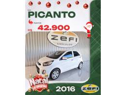 KIA MOTORS - PICANTO 1.0 EX 12V FLEX 4P MANUAL - 2015/2016 - BRANCA - R$ 44.900,00
