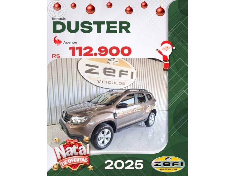 RENAULT - DUSTER 1.6 INTENSE 16V FLEX 4P AUTOMÁTICO - 2024/2025 - MARROM - R$ 114.900,00