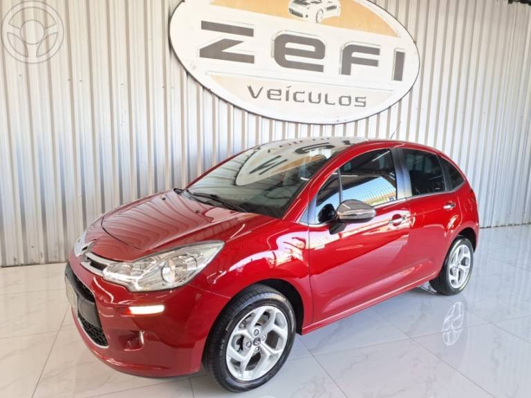 CITROËN - C3 1.6 EXCLUSIVE 16V FLEX 4P AUTOMÁTICO - 2015/2016 - VERMELHA - R$ 49.900,00