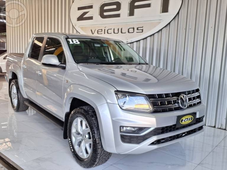 VOLKSWAGEN - AMAROK 2.0 HIGHLINE 4X4 CD 16V TURBO INTERCOOLER DIESEL 4P AUTOMÁTICO - 2018/2018 - PRATA - R$ 138.900,00