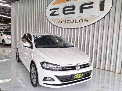 VOLKSWAGEN - POLO 1.0 200 TSI COMFORTLINE AUTOMÁTICO - 2018/2019 - BRANCA - R$ 74.500,00